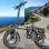 Bicicleta eléctrica Toofly GS3 400W 48V 15Ah 14"