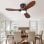 Deckenventilator mit Licht Welltin EU-36BK-1690SH3-316 91cm 6 Stufen DC Leise Fernbedienung Reversibel