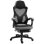 Sedia da ufficio Aosom ergonomica con poggiapiedi regolabile grigio