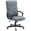 Sedia da Ufficio Girevole con Funzione Dondolo e Altezza Regolabile 65x72x102-112.5cm Grigia
