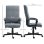 Sedia da Ufficio Girevole con Funzione Dondolo e Altezza Regolabile 65x72x102-112.5cm Grigia