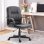 Sedia da Ufficio Aosom Ergonomica Girevole 60x60 Nero