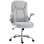 Sedia Da Ufficio Ergonomica Velour Bianco Crema Braccioli Ribaltabili