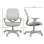Sedia Da Ufficio Aosom Ergonomica Reclinabile Altezza Regolabile 5 Ruote