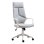 Sedia Aosom Basculante Ergonomica Ufficio 63x63x117-127 cm Grigio