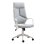 Sedia Aosom Basculante Ergonomica Ufficio 63x63x117-127 cm Grigio