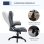 Sedia Da Ufficio Aosom Ergonomica Reclinabile 130 deg