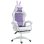 Sedia Gaming Aosom Orecchie Coniglio Viola