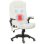 Sedia Da Ufficio Reclinabile Massaggiante Aosom Telecontrollo Lin Creme