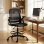 Sedia da Ufficio Ergonomica Aosom con sostegno lombare e poggiapiedi