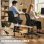 Sedia da Ufficio Ergonomica Aosom con sostegno lombare e poggiapiedi