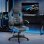 Sedia Gaming Aosom Poltrona Ufficio Ruote Similpel