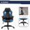Sedia Gaming Aosom Poltrona Ufficio Ruote Similpel