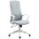 Sedia Da Ufficio Ergonomica Aosom Altezza Regolabile Inclinazione 62x56x110-119,5 Cm