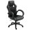 Sedia Gaming Aosom regolabile con funzione dondolo e ruote nera
