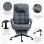 Sedia da Ufficio Ergonomica Aosom Reclinabile 66x76x112-120cm Grigio