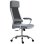 Sedia da Ufficio Ergonomica Aosom 65x67x119-129 cm Grigio