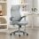 Sedia Da Ufficio Ergonomica Aosom Braccioli 3D Retic Back Grigio