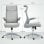 Sedia Da Ufficio Ergonomica Aosom Braccioli 3D Retic Back Grigio