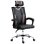 Sedia da Ufficio Ergonomica Aosom 58x62.5x112-120cm Rosa