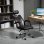Sedia da Ufficio Ergonomica Aosom 58x62.5x112-120cm Rosa
