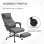Sedia Aosom Ergonomica Altezza Regolabile Seduta 49-57cm