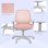 Sedia Da Ufficio Ergonomica Aosom Rosa