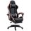Sedia da gaming Aosom altezza regolabile poggiatesta 65x65x121-129 cm