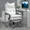 Sedia Ufficio Ergonomica Reclinabile 155 di Aosom con Poggiapiedi