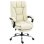 Sedia da ufficio Aosom reclinabile 155° con poggiapiedi beige