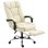 Sedia da ufficio Aosom reclinabile 155° con poggiapiedi beige