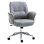 Sedia Da Ufficio Ergonomica Altezza Regolabile Rocking Aosom Grigio Chiaro