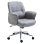 Sedia Da Ufficio Ergonomica Altezza Regolabile Rocking Aosom Grigio Chiaro