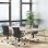 Sedia da ufficio Aosom ergonomica regolabile con ruote 61x61x89-99 cm
