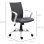 Sedia da ufficio Aosom ergonomica regolabile con ruote 61x61x89-99 cm