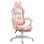 Sedia da Gaming Ergonomica Aosom Orecchie Gatto Rosa