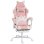 Sedia Gaming Aosom Rosa Ergonomica Reclinabile