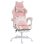 Sedia Gaming Aosom Rosa Ergonomica Reclinabile