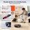 Robot Aspirador y Fregasuelos Roborock Qrevo 2 Pro con Autovaciado Navegación Inteligente 25000 Pa