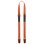 Tracolla Peak Design Leash per fotocamera digitale in pelle arancione