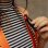 Tracolla Peak Design Leash per fotocamera digitale in pelle arancione