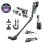 Aspirateur sans Fil Clean Air Optima Purifloor Vertica Dock 420W 50 min UV-C