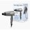 Secador de Cabelo de Viagem Dobrável Jean Louis David JLD SC Voyage 1600W 2 Velocidades Ar Frio Cinzento