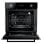 Einbaubackofen Rosieres RFC31P5874IP Pyrolyse Dampf 70L 60cm A Schwarz