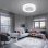 Ventilateur de Plafond avec Lumière Farelek Air-light Crown 95W 40cm LED 24W Télécommande Reversible
