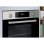 Einbaubackofen Rosieres RFC31P5879IN Pyrolyse 70L 60cm A 10 Funktionen Inox Schwarz