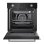Einbaubackofen Rosieres RFC31P5879IN Pyrolyse 70L 60cm A 10 Funktionen Inox Schwarz