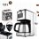 Cafetière à filtre ProfiCook PC-KA 1300 1,2 L Acier inoxydable Contrôle tactile
