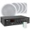 Altavoces Power Dynamics Amplificador PDM45 Bluetooth 100V con 10 altavoces de techo