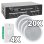 Altavoces Power Dynamics Techo 100V con amplificador Bluetooth 120W y control volumen